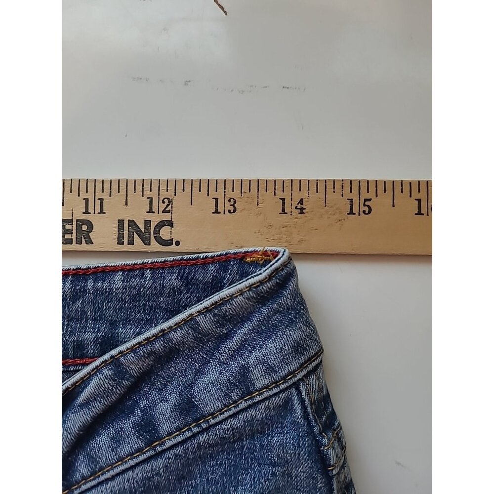 Wrangler Jeans Womens 7 Blue Straight Leg Stretch 5-Pocket 1018MWZSW 28x29 - Picture 8 of 14